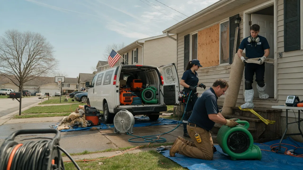 Water Damage Restoration in Martinsville, OH near me